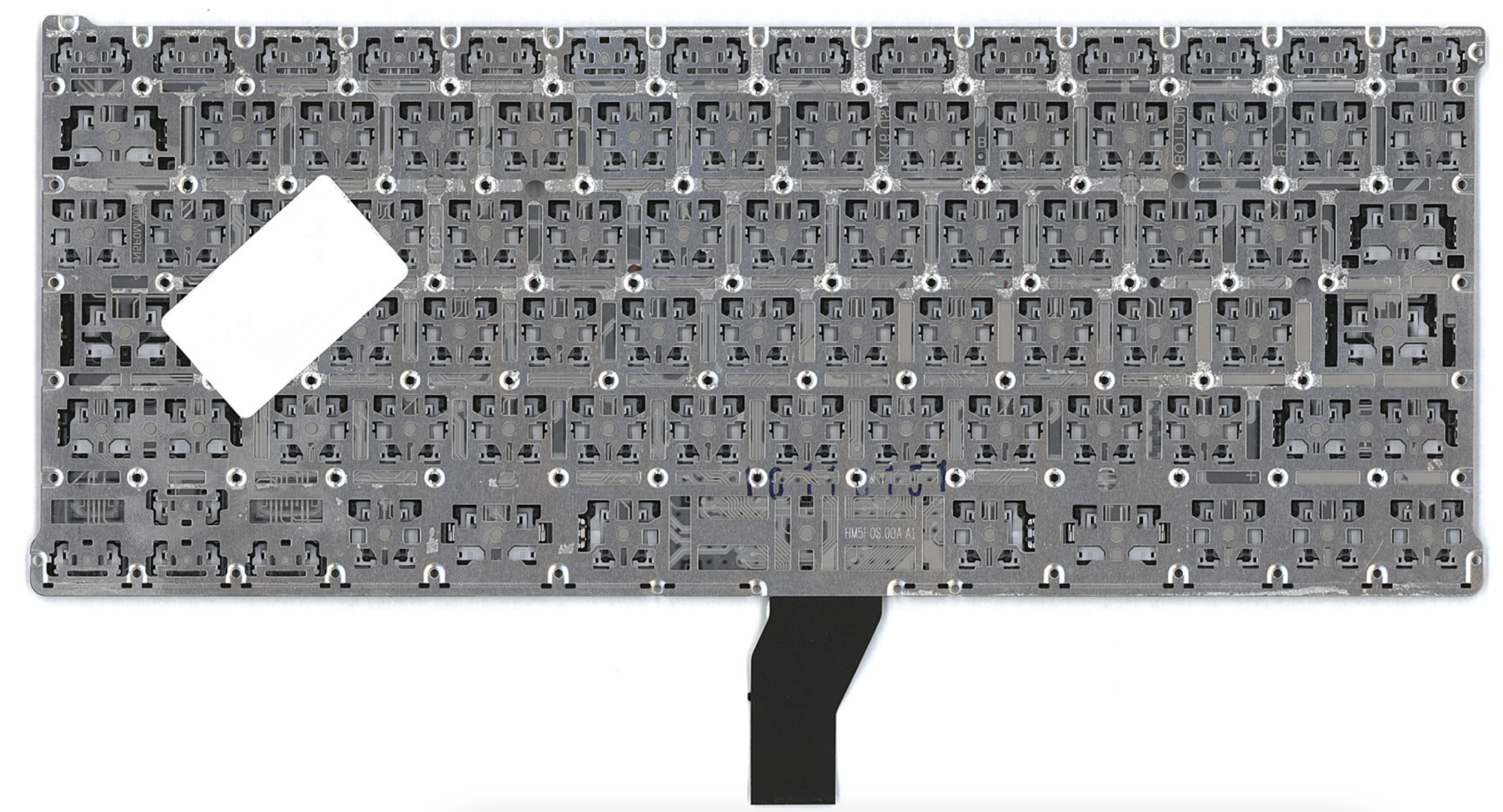 Клавиатура Apple MacBook Air 13.3" начало 2015 A1466 (MJVG2LL/A, MMGG2LL/A) плоский Enter, без подсветки, OEM