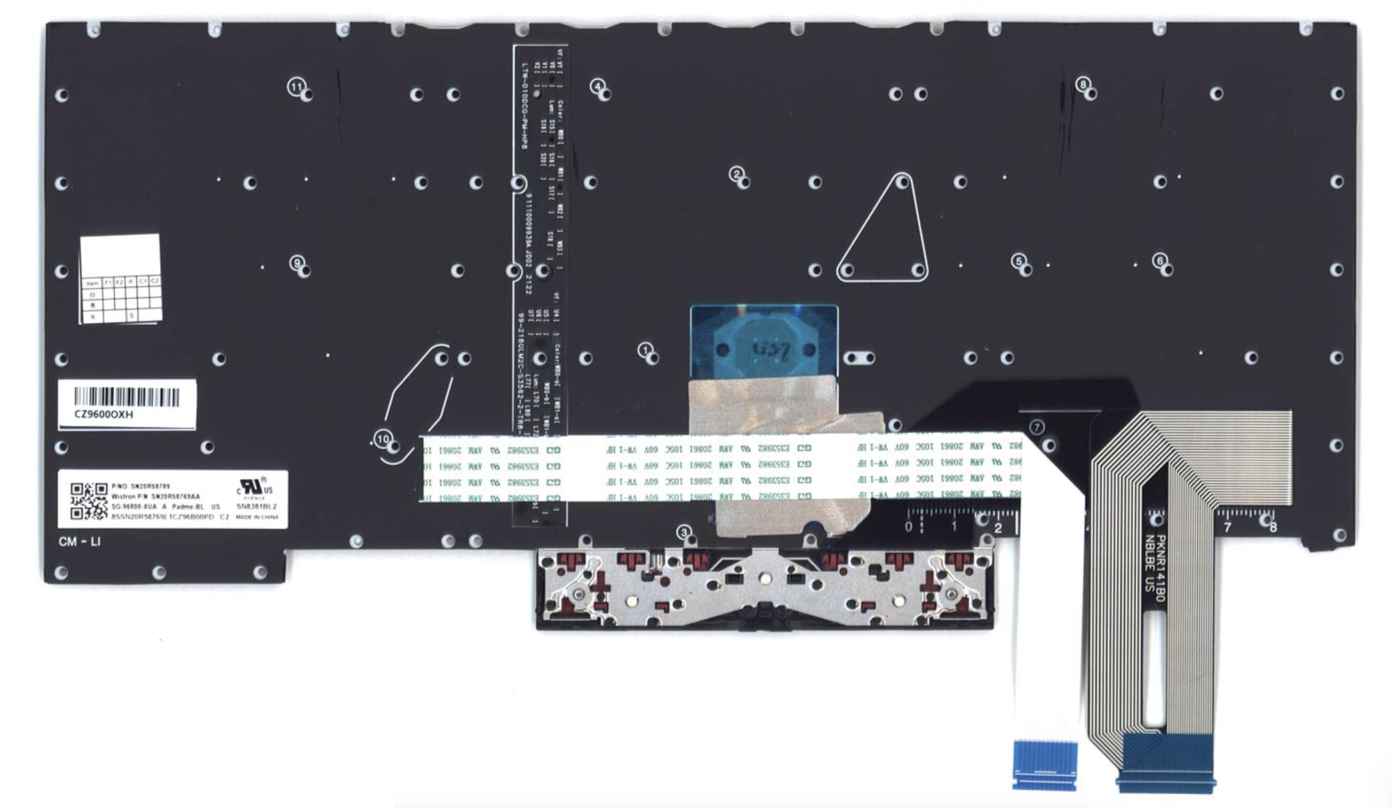 Клавиатура Lenovo ThinkPad T490s с подсветкой, OEM
