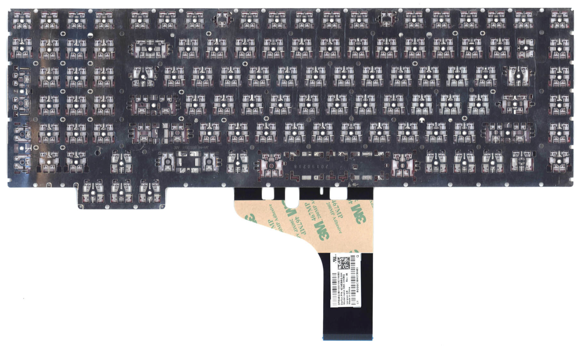 Клавиатура HP Omen 17-an115ur с RGB подсветкой, OEM