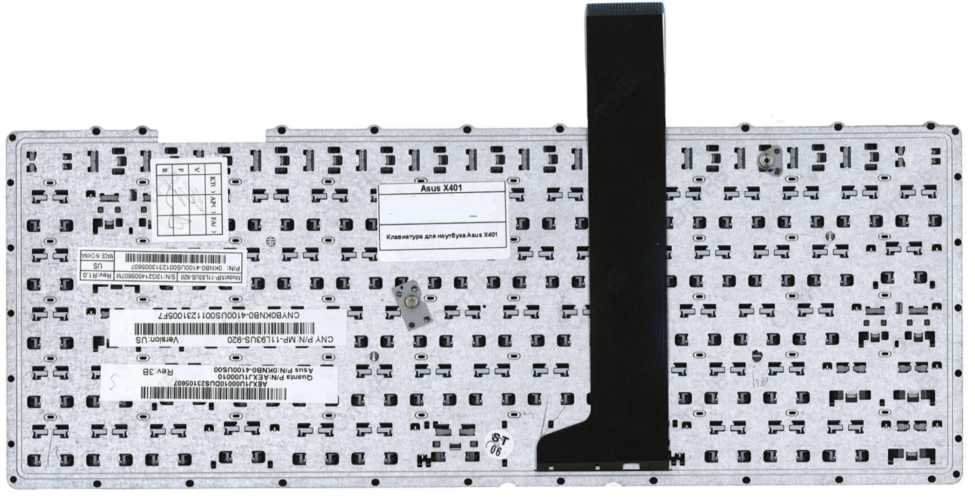 Клавиатура ASUS X401U чёрная, OEM